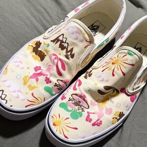 Colorful Vans Slip-On Shoes